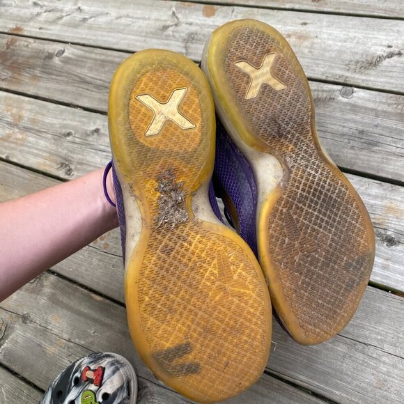 RARE 2015 Nike Kobe 10 Low Nike ID Lakers Size 10 'Iroquois' - Picture 4 of 9